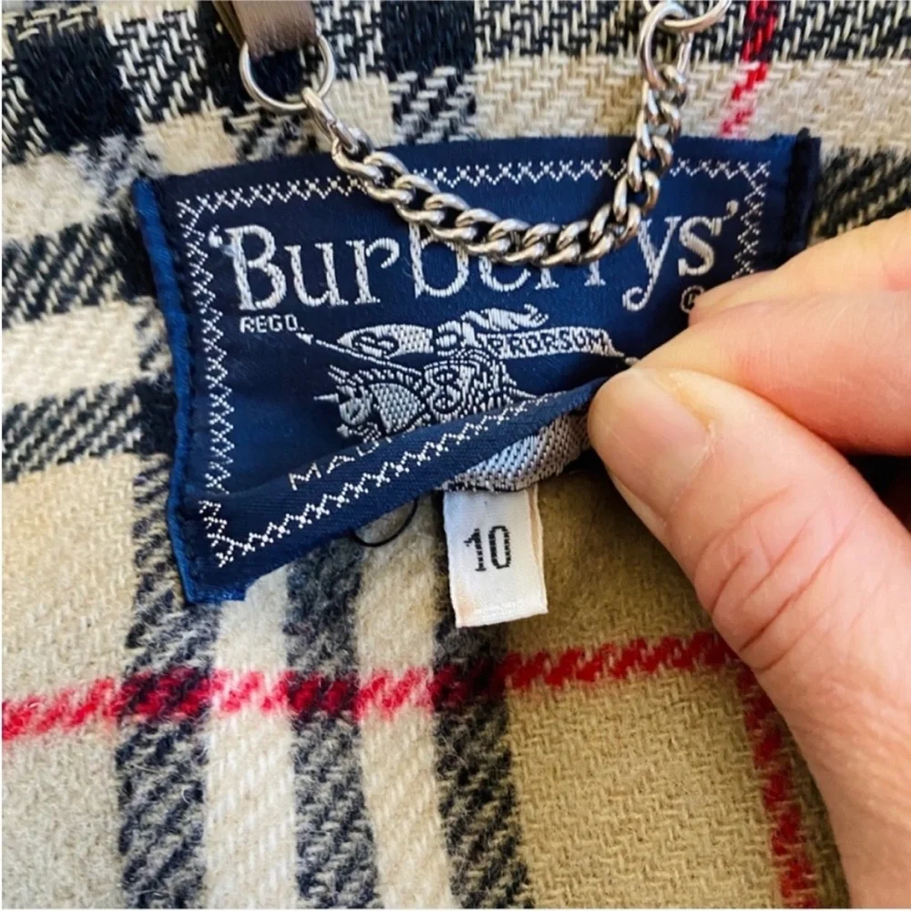 Burberry Brit classic toggle wool duffle coat EUC - Picture 7 of 16